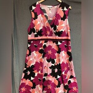 Croft and barrow 3X sleeveless dress with pockets and a flare bottom